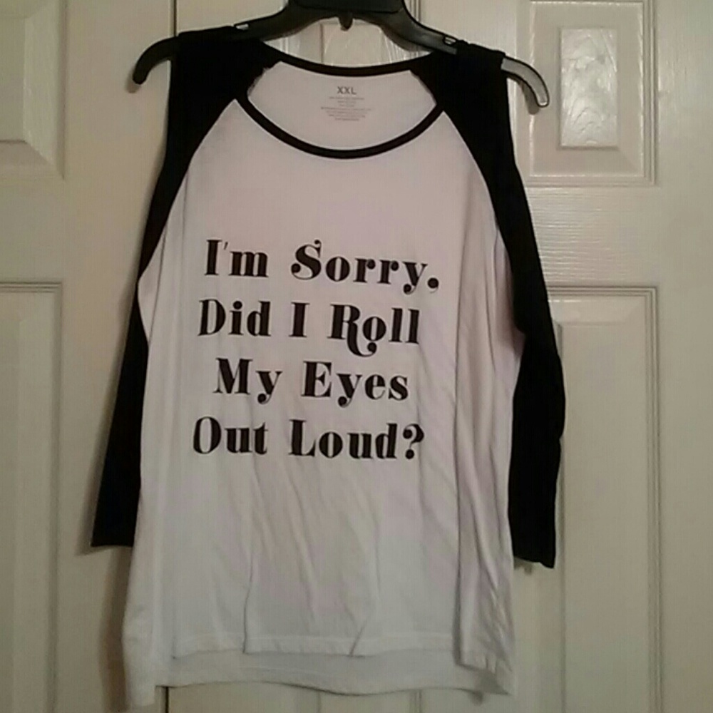 Cold-shoulder graphic T-shirt